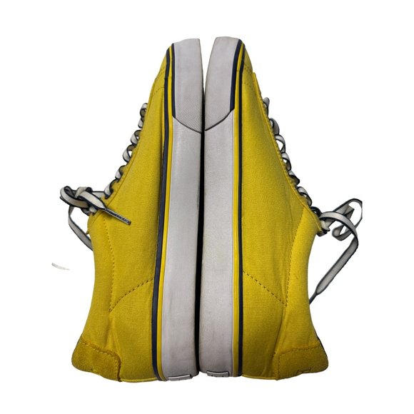 POLO Ralph Lauren SAYER LOGO Canvas Lace Up Low Top Casual Sneaker Size 8 - Picture 9 of 11